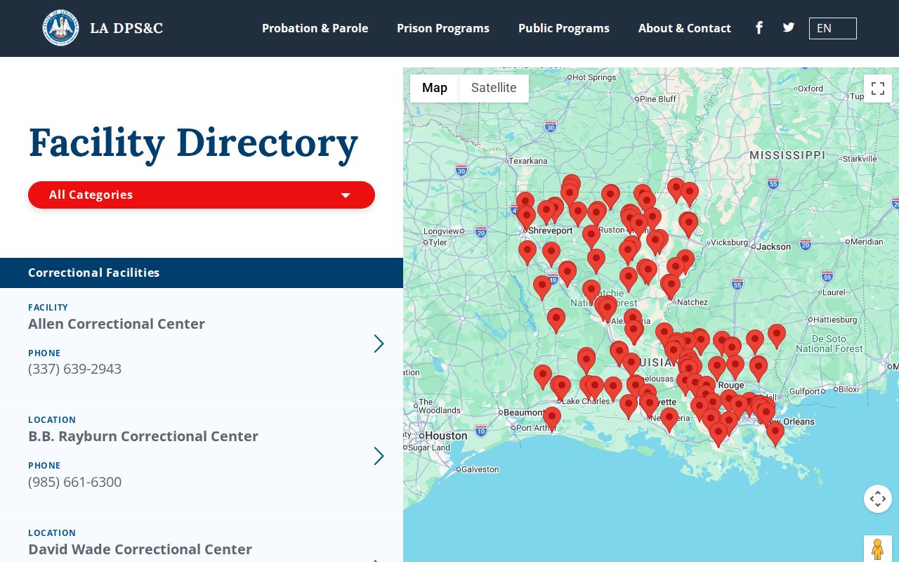 Rapides Parish probation and parole office locator